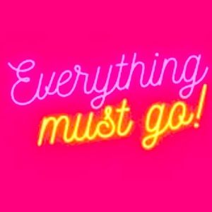 Price drop! Everything must go to make room for fall/winter clothes!